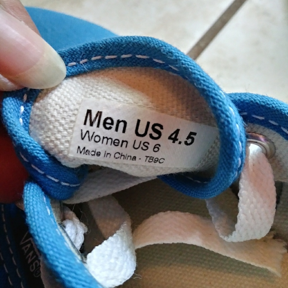 Blue Vans - Picture 4 of 4